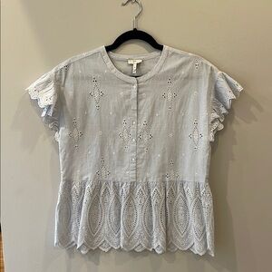 Blue Joie Eyelet Top